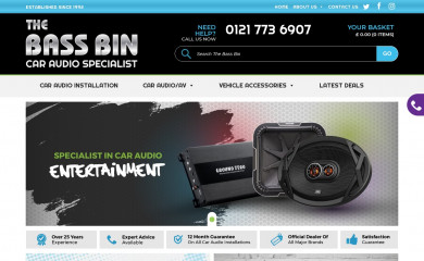 thebassbin.co.uk screenshot