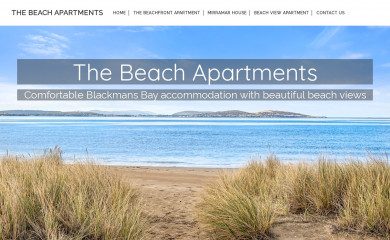 thebeachapartments.com.au screenshot