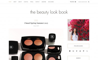 thebeautylookbook.com screenshot