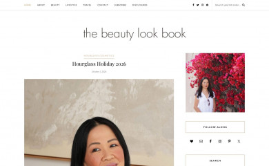 thebeautylookbook.com screenshot