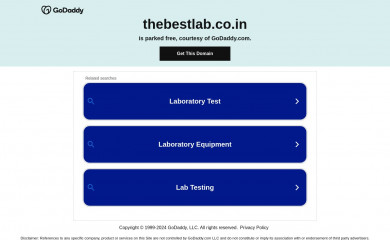 thebestlab.co.in screenshot
