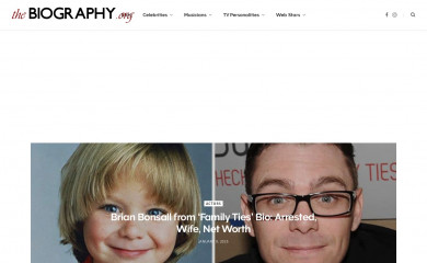 thebiography.org screenshot