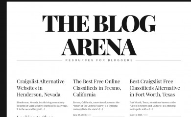 theblogarena.com screenshot
