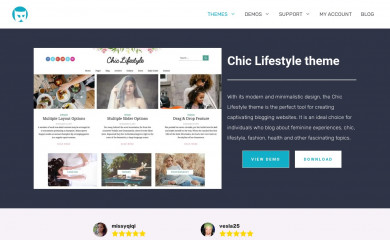 Lifestyle Blog screenshot