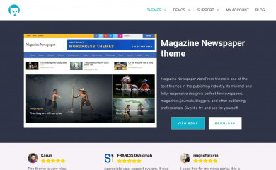 https://thebootstrapthemes.com/magazine-newspaper/ screenshot