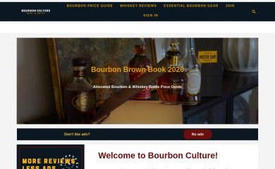 thebourbonculture.com screenshot