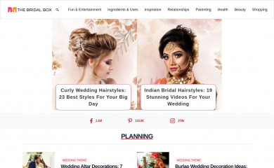 thebridalbox.com screenshot