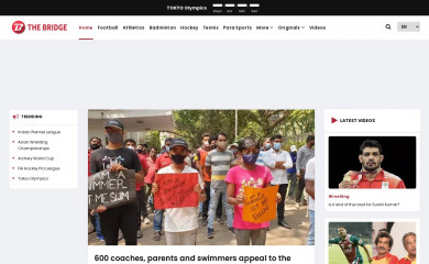 thebridge.in screenshot
