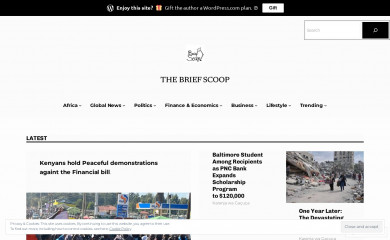 thebriefscoop.com screenshot