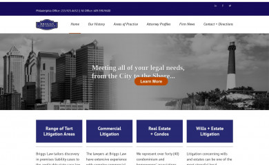 thebriggslaw.com screenshot