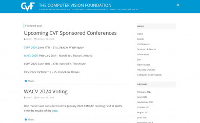 thecvf.com screenshot