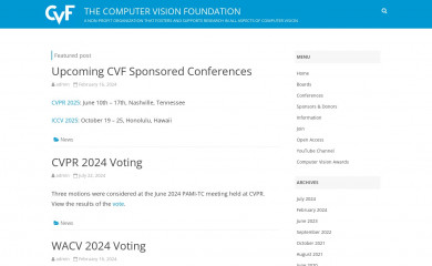 thecvf.com screenshot