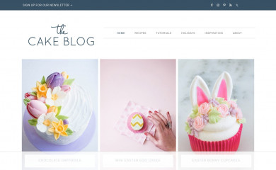 thecakeblog.com screenshot