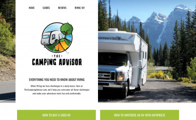 thecampingadvisor.com screenshot