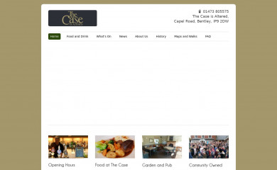 thecasepubbentley.co.uk screenshot