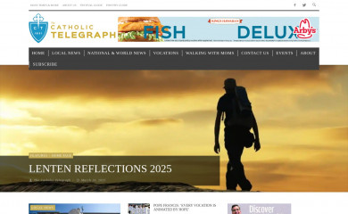 thecatholictelegraph.com screenshot