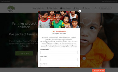 thecharisproject.org screenshot