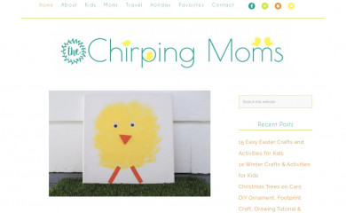 thechirpingmoms.com screenshot
