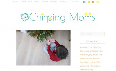 thechirpingmoms.com screenshot