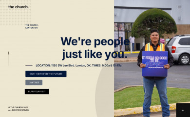 thechurchlawton.com screenshot