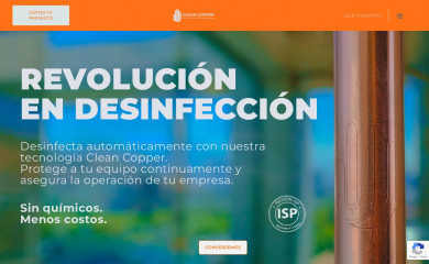 thecleancopper.cl screenshot