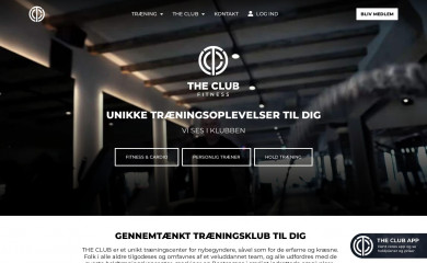 theclubfitness.dk screenshot