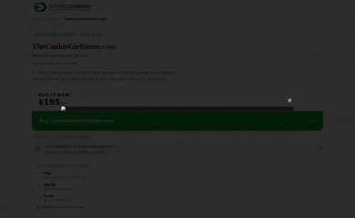 thecookiegirlstore.com screenshot
