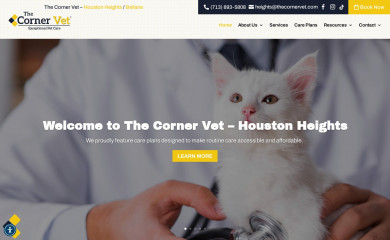 thecornervet.com screenshot