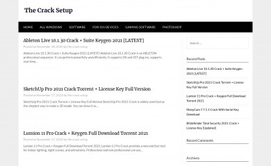 thecracksetup.com screenshot