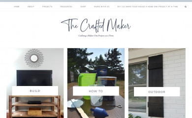 thecraftedmaker.com screenshot