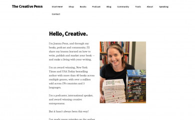 thecreativepenn.com screenshot