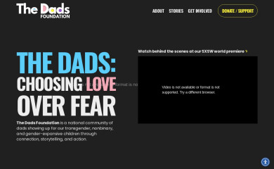 thedadsfoundation.org screenshot