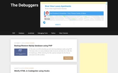 thedebuggers.com screenshot