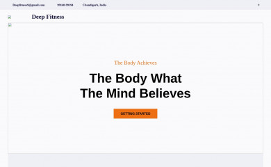 thedeepfitness.in screenshot