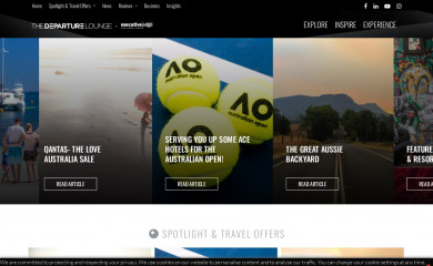thedeparturelounge.com.au screenshot