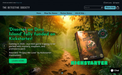 thedetectivesociety.com screenshot