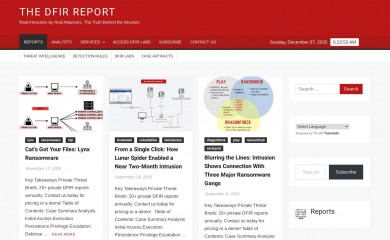 thedfirreport.com screenshot