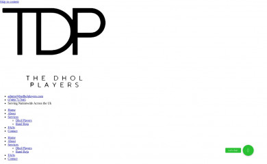 thedholplayers.com screenshot