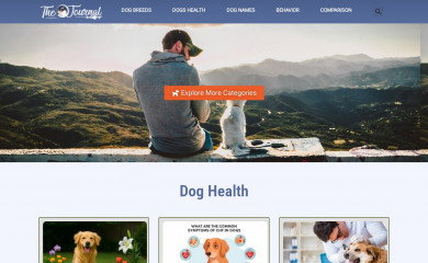 thedogsjournal.com screenshot