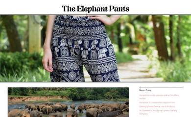 theelephantpantz.com screenshot