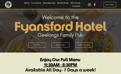 thefyansfordhotel.com.au screenshot