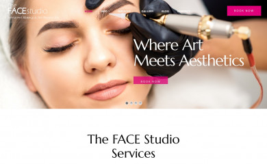 thefacestudio.ca screenshot