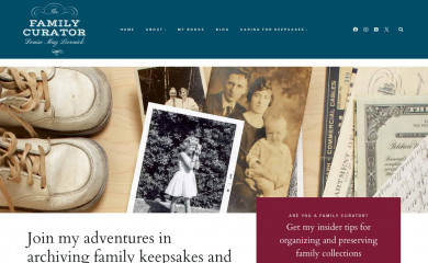 thefamilycurator.com screenshot