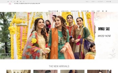 thefashionstation.in screenshot