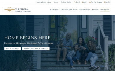 thefederalsavingsbank.com screenshot