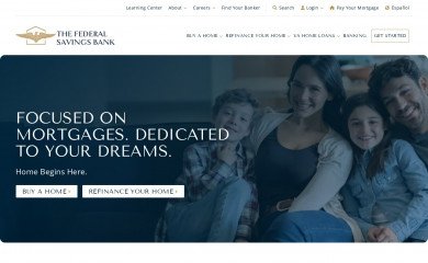 thefederalsavingsbank.com screenshot