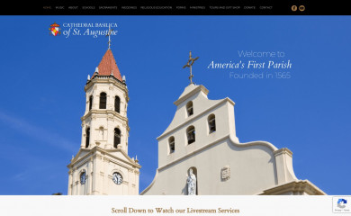 thefirstparish.org screenshot