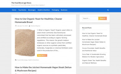 thefoodbeveragenews.com screenshot