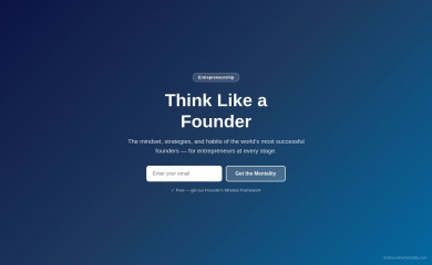 thefoundersmentality.com screenshot