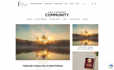 thefoundrycommunity.org screenshot